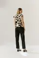 Blusa Animal Print Babados