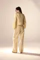 Calça Pantalona Linho Com Botões