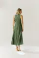 Vestido Linho Decote V