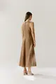 Vestido Linho Decote V