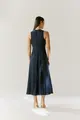 Vestido Linho Decote V