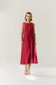 Vestido Detalhes Franzidos