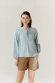 Blusa Trançado Decote Mangas Longas
