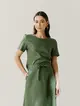 Blusa Linho Mangas Curtas
