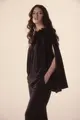 Conjunto Calça e Blusa Ampla com Bordado Decote