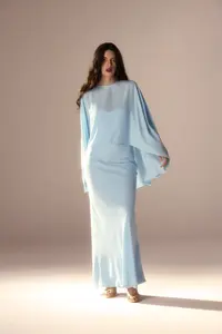 Vestido Festa Alças Com Capa