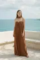Vestido Festa Tomara Que Caia Franzidos Chiffon