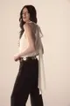 Blusa Gola Amarração Chiffon