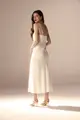 Vestido Alças Capa Chiffon