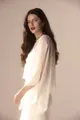 Vestido Alças Capa Chiffon