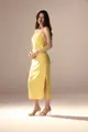 Vestido Alças Com Franzidos