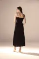 Vestido Alças com Saia Plissada