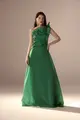 Vestido Festa Tomara que Caia Folha Com Bordado