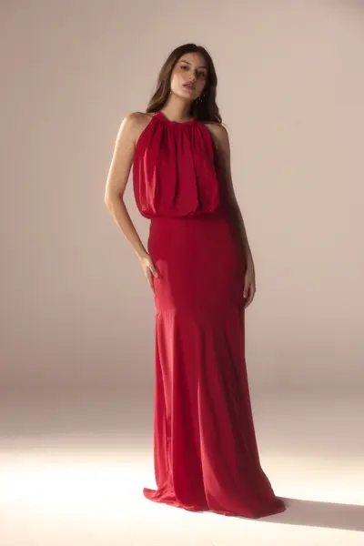 Vestido Festa Franzidos