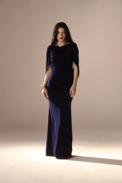 Vestido Festa Drapeados