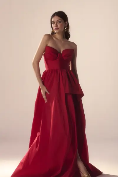 Vestido Festa Tomara Que Caia Tafetá