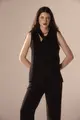 Blusa Crepe Amarração Decote