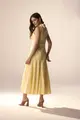 Vestido Algodão Com Rendas