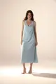 Vestido Frente Única Decote Degagê