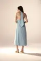Vestido Frente Única Decote Degagê