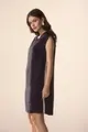 Vestido Linho Com Vivos