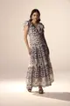 Vestido Bordado Babados