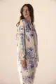 Blusa Floral Mangas Longas