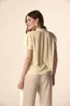 Blusa Babados Manga Chiffon