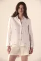 Camisa Linho Bordado