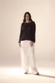 Blusa Tricot Mangas Longas