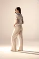Blusa Floral Detalhe Tricot