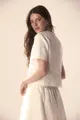 Blusa Linho Detalhes Renda