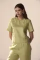 Blusa Linho Detalhe Renda
