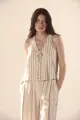 Blusa Listras Detalhe Trançado
