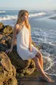 Vestido Alças com Bordado
