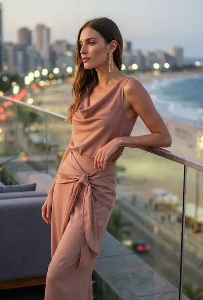Blusa Decote Degagê Detalhe Alça