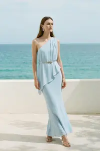 Conjunto Saia Longa e Blusa Ombro Só Flor