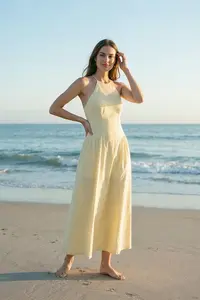 Vestido Algodão Frente Única