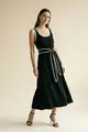 Vestido Alças e Vivos