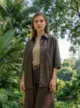 Camisa Couro Com Bolso