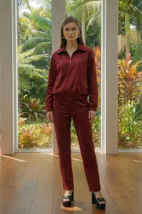 Calça Suede Com Bolsos