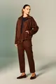 Calça Suede Com Bolsos