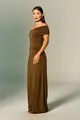 Vestido Festa Drapeados Jersey