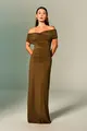 Vestido Festa Drapeados Jersey