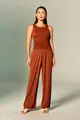 Calça Franzidos Malha