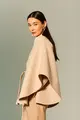 Casaco Poncho Com Faixa