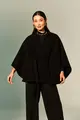 Casaco Poncho Com Faixa