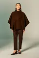 Casaco Poncho Com Faixa