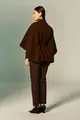 Casaco Poncho Com Faixa