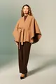 Casaco Poncho Com Faixa
